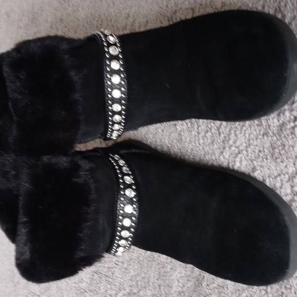 Leather bling boots - Picture 5 of 12